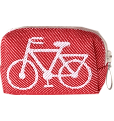 Pouch 8cm Bicycle Red