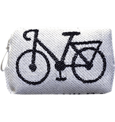 Pochette 8cm Vélo Blanc