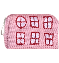 Pouch 8cm Window Pink