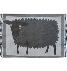 Table mat Sheep Black