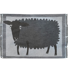 Tischset Shaf Schwarz