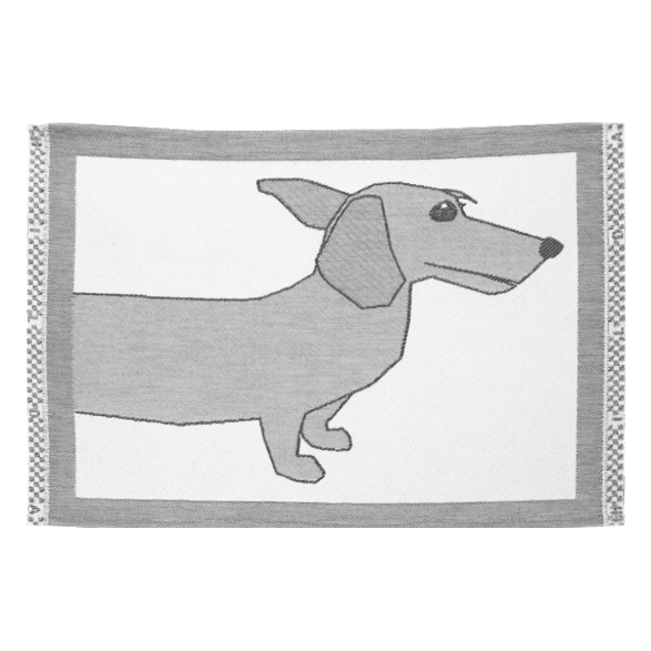 Table mat Dachshund Head