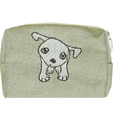 Pochette 12cm Chien Vert