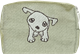 Kulturbeutel 12cm Hund Grün