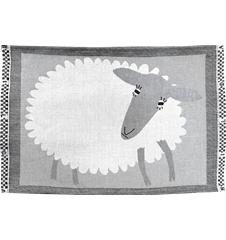Tischset Schaf Weiss