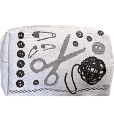 Pouch 18cm Sewing kit Black
