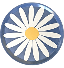 Tray D 38 Daisy Blue