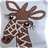 Taie d'oreiller douce 30x30cm Girafe
