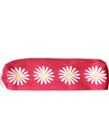 Pencil case Daisy Dark Pink