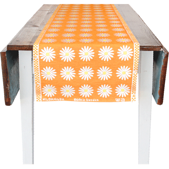 Löpare 35x150cm Prästkrage Orange