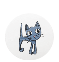 Coaster Cat Blue