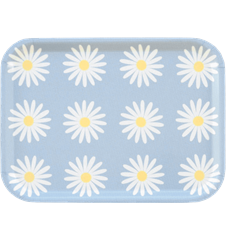 Tray Small Daisy Light-blue