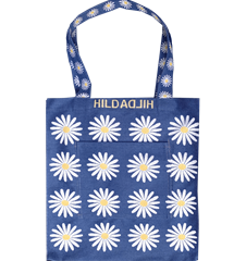 Tote L Daisy Blue