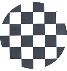 Dessous de Plat Carreaux Gris Foncés