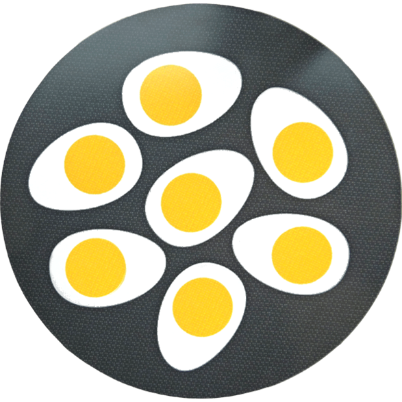 Pot Mat Eggs Dark-Grey