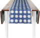 Chemin de table 35x150cm Marguerite Bleu