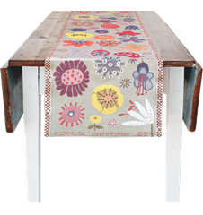 Runner 35x150 cm Flowers