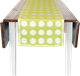 Chemin de table 35x150cm Marguerite Lime
