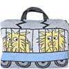Taie d'oreiller/sac Train Lion Éléphant Rose