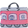 Train cushion/bag Passengers Red Blue