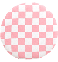 Seat cushion Checkered Pink
