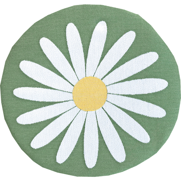 Seat cushion Daisy Green
