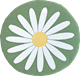 Coussin de siège Marguerite Vert