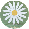 Seat cushion Daisy Green