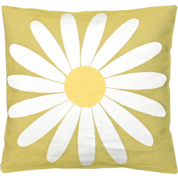 Cushion cover 45x45cm Daisy Lime