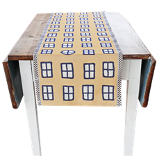 Tissu 35cm Fenêtre Jaune