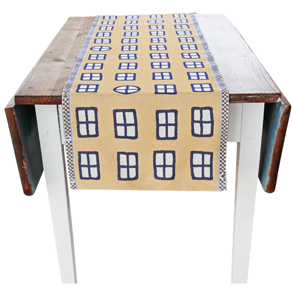 Tissu 35cm Fenêtre Jaune