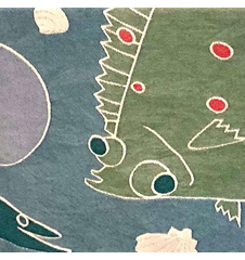 Fabric 145cm Ocean Large