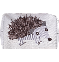 Pouch 18cm Hedgehog White