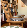 Seat cushion Checkered Black