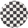 Sitzkissen Kariert Schwarz
