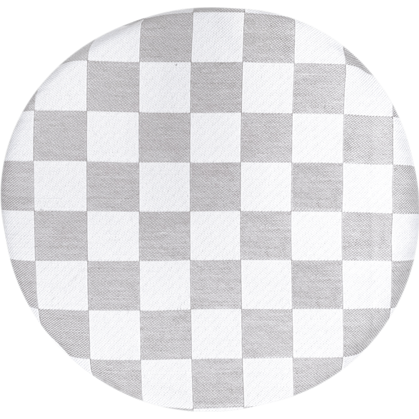 Coussin de siège Carreaux Gris Clairs