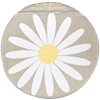 Coussin de siège Marguerite Gris Clair