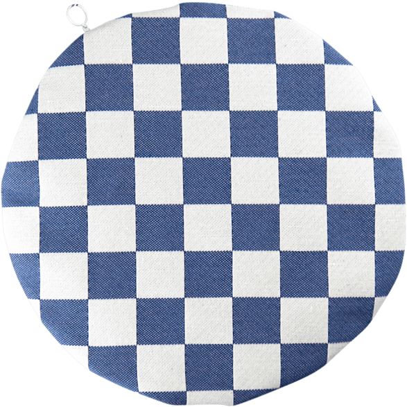 Coussin de siège Carreaux Bleus