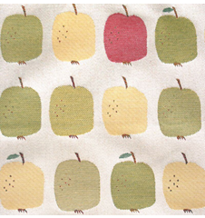Tyg 145cm Äpple Röd