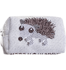 Pouch 8cm Hedgehog White