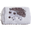 Kulturbeutel 8cm Hund Stacheligel Weiss