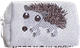 Pouch 8cm Hedgehog White
