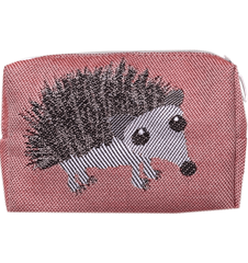 Pouch 12cm Hedgehog Rusty Red
