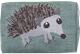 Pouch 12cm Hedgehog Green