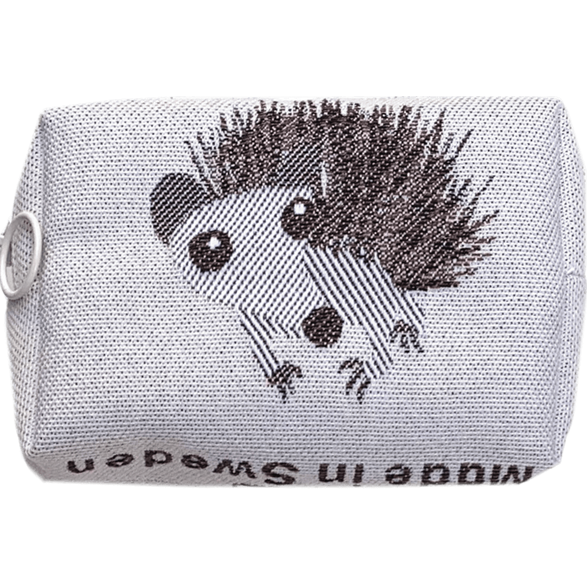 Pouch 12cm Hedgehog White