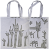 Tote S Cat Grey