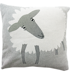 Cushion cover 45x45 Sheep Black and White