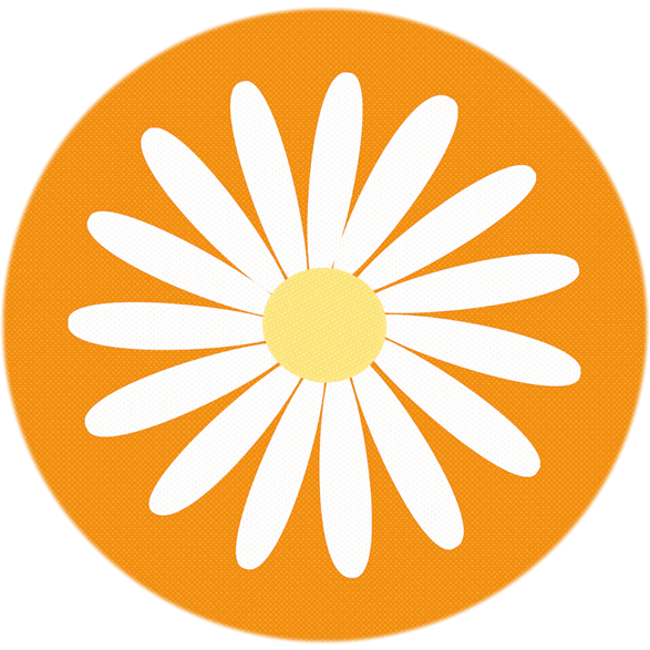 Grytunderlägg Prästkrage Orange