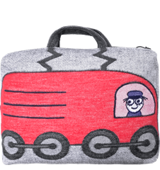 Train cushion/bag Engine Red