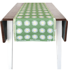 Runner 35x150cm Daisy Green